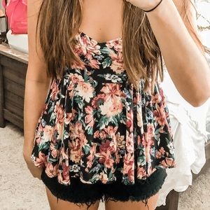 Fall Floral Tank